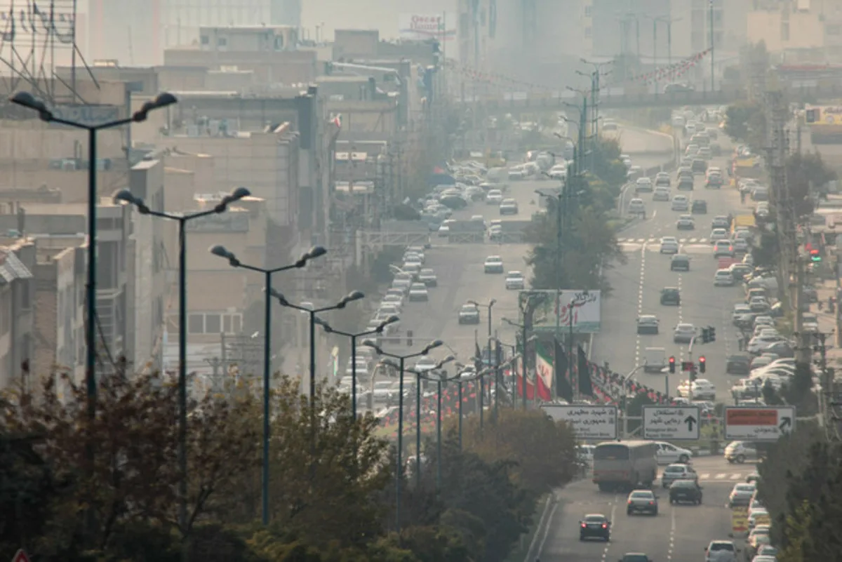 کرج آلوده‌ترین کلانشهر شد، آلودگی تهران به هفتمین روز رسید