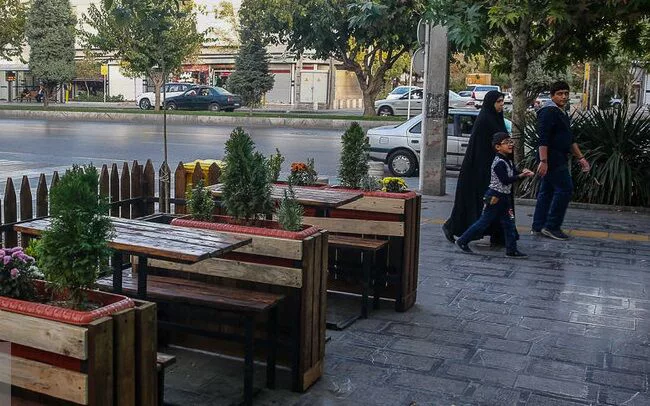 ممنوعیت پیاده‌رونشینی در کرمان