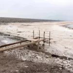 دریاچۀ ارومیه همچنان در بحران خشکی