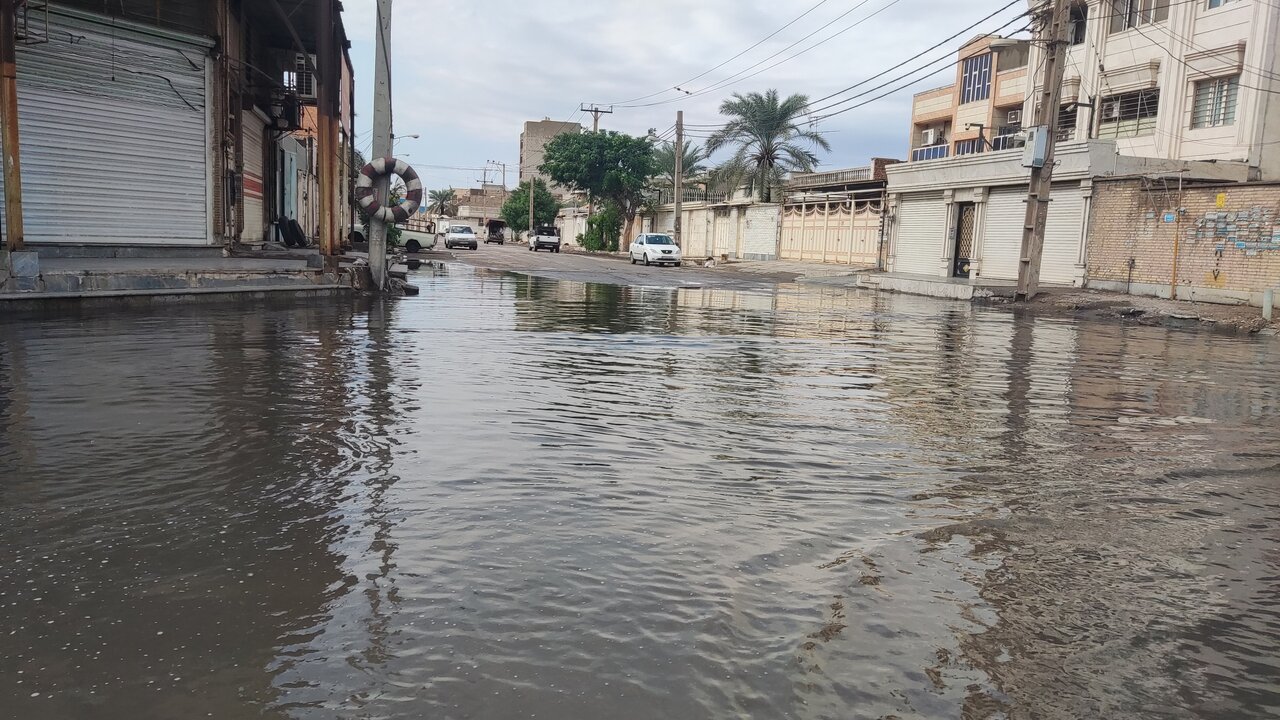 آبگرفتگی‌ معابر در اهواز