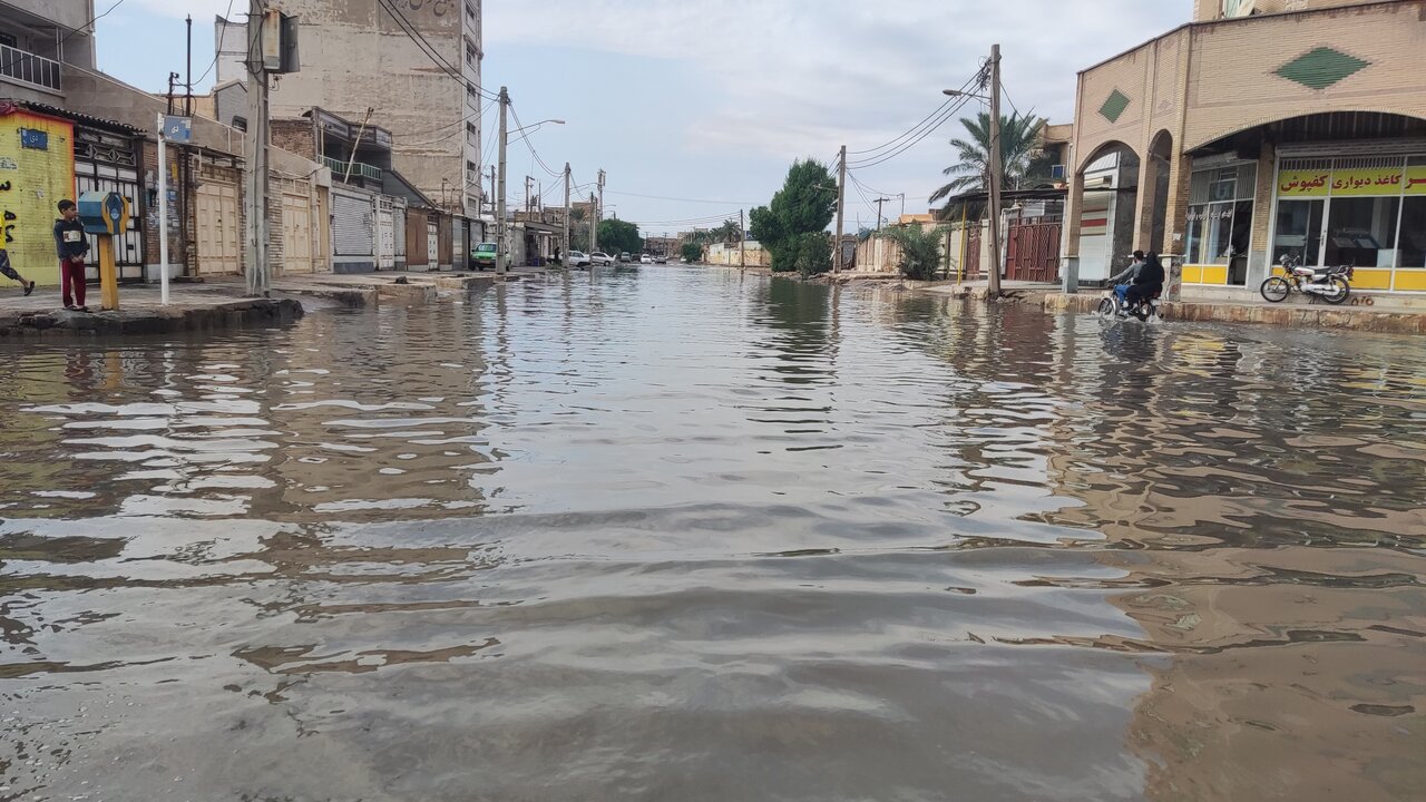 آبگرفتگی‌ معابر در اهواز