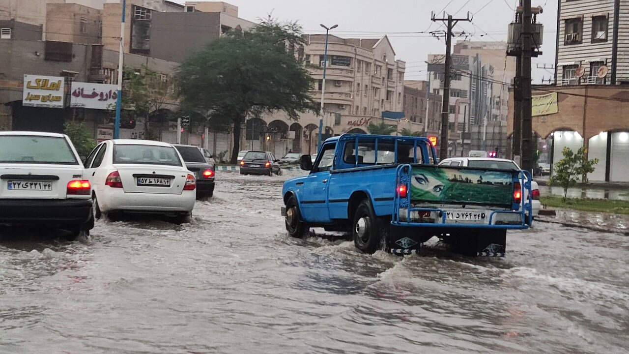 آبگرفتگی‌ معابر در اهواز