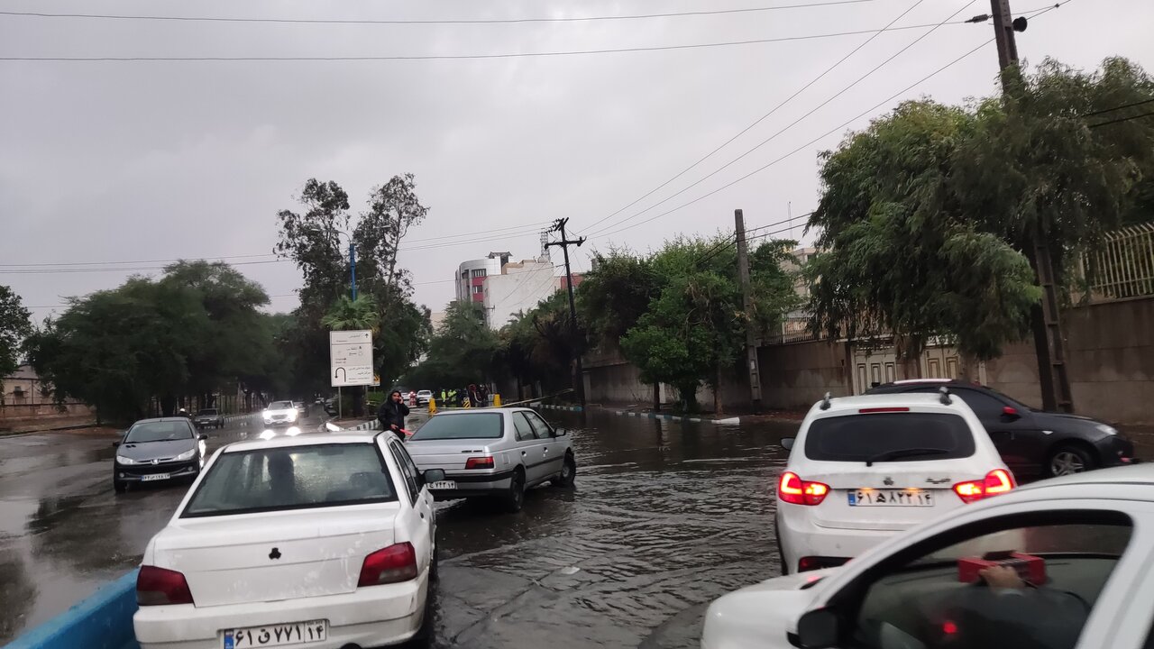 آبگرفتگی‌ معابر در اهواز