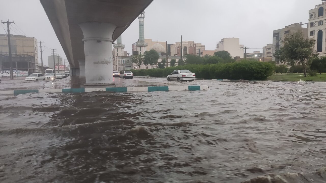 آبگرفتگی‌ معابر در اهواز
