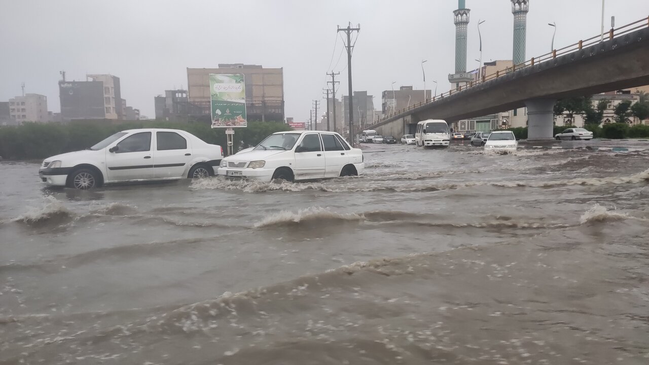 آبگرفتگی‌ معابر در اهواز