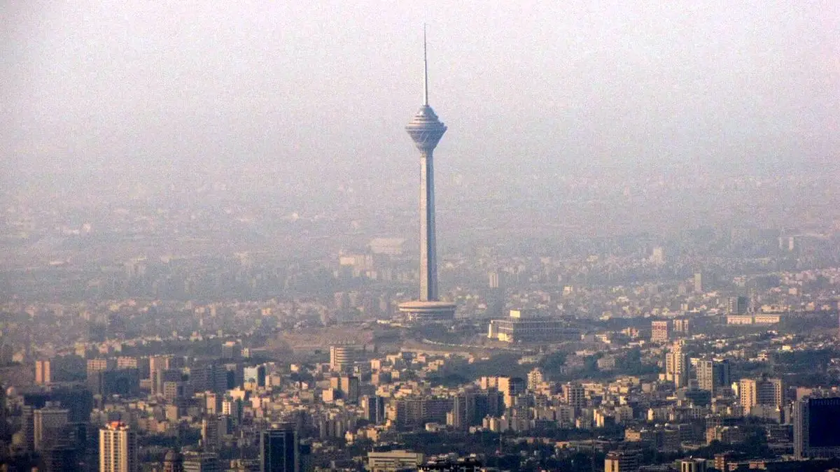 کیفیت هوای تهران در شرایط «ناسالم برای گروه‌های حساس»