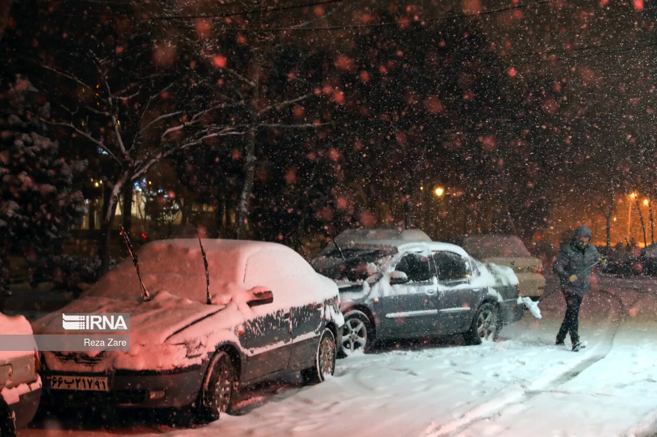 اعلام وضعیت قرمز در کل استان اردبیل به دلیل بارش سنگین برف