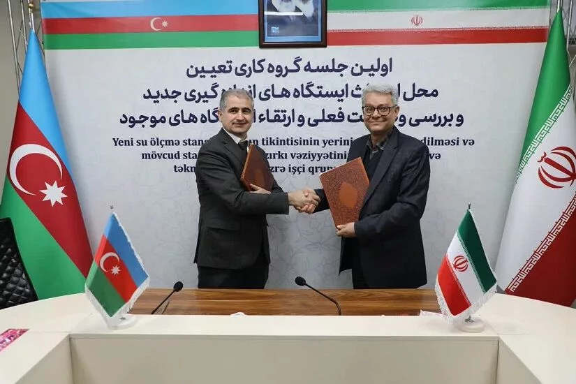 توافق کارشناسان ایران و آذربایجان در خصوص موقعیت ایستگاه‌های رودخانه ارس