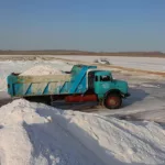 برداشت نمک از دریاچهٔ ارومیه جدید نیست