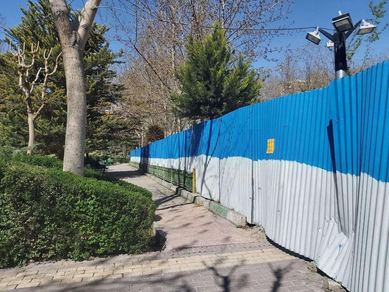 معمای حصارکشی یک بوستان دیگر در تهران