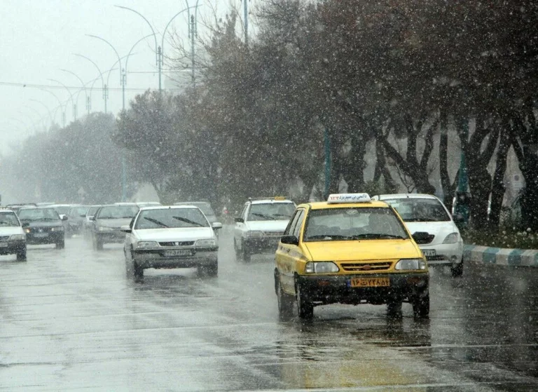 وقوع رگبار باران در اکثر استان‌های کشور طی ۲۴ ساعت آینده