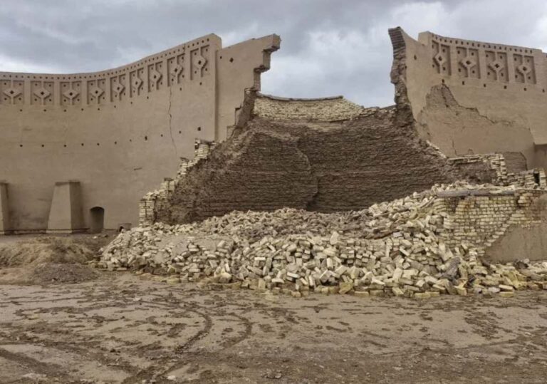 مرمت غیراصولی یک یخدان ۲۲۰ ساله