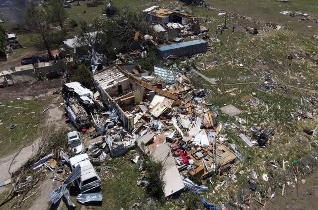 تلفات طوفان در آمریکا به 23 نفر رسید