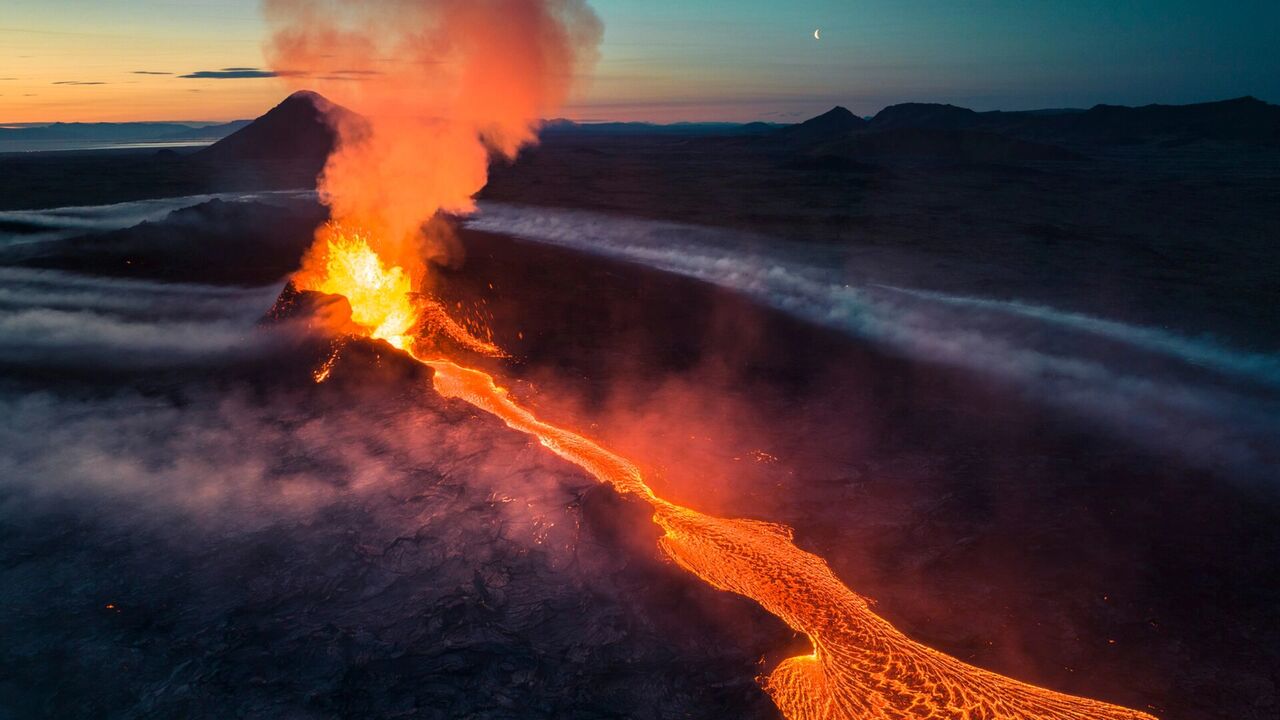 تغییر اقلیم، آتش‌فشان‌ها و زلزله‌های: ایسلند و آسیا