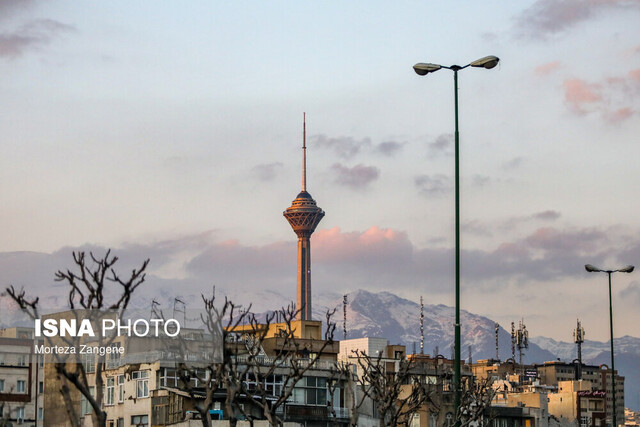 وضعیت دمای تهران