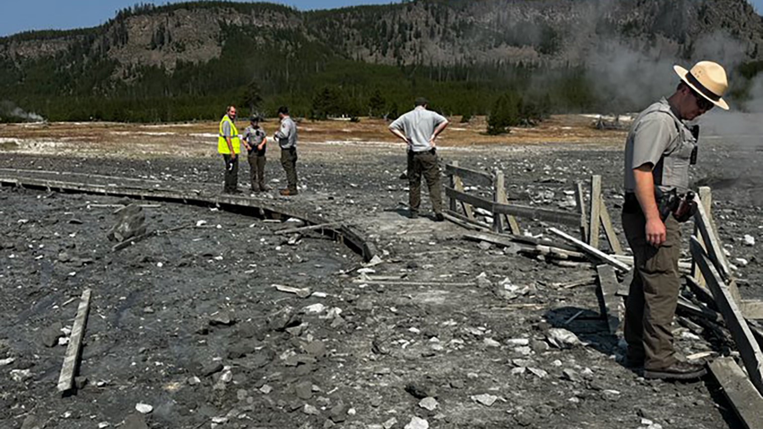 انفجار زمین‌گرمایی باعث آسیب به پارک ملی «یلوستون» آمریکا شد