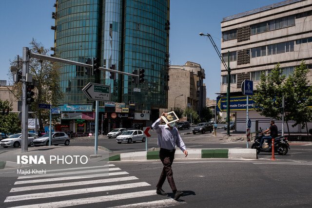 هشدار هواشناسی نسبت به افزایش دمای هوای تهران و خطر گرمازدگی