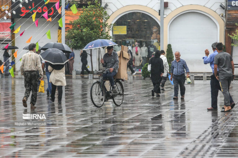 رگبار پراکنده باران در ۴ استان