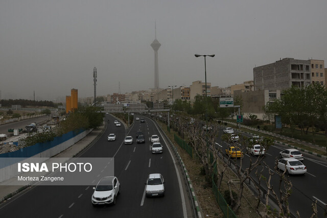 هوای نارنجی تهران