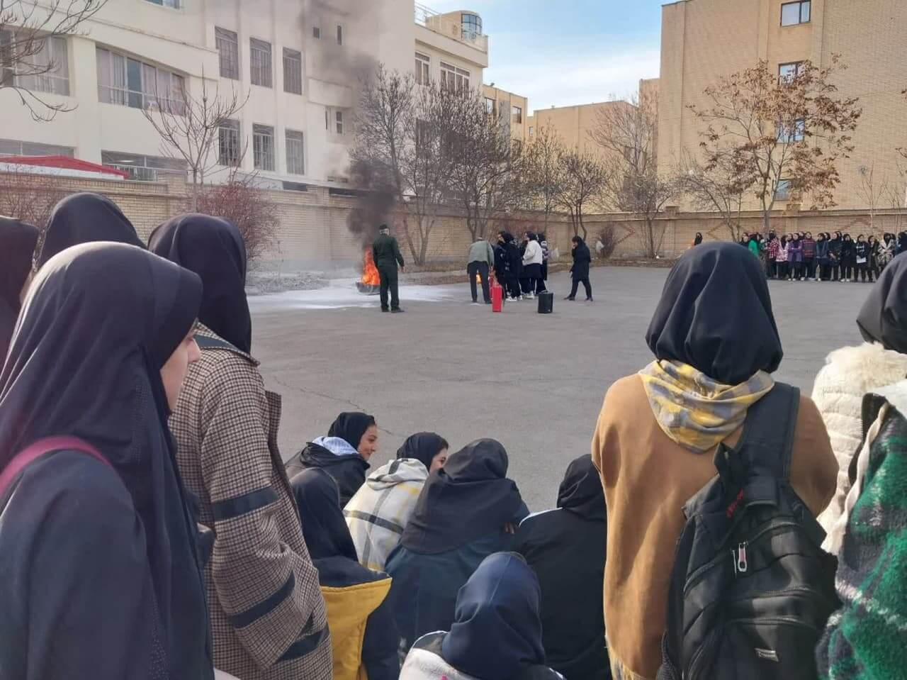 تجربه یک روزه آموزش بحران در مدرسه