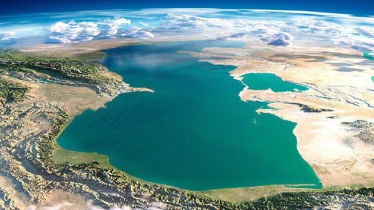 بحران کاهش تراز آب دریای خزر و خشکی تالاب انزلی
