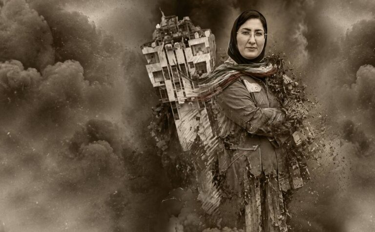برجی که فرو ریخت، زنی که ایستاد