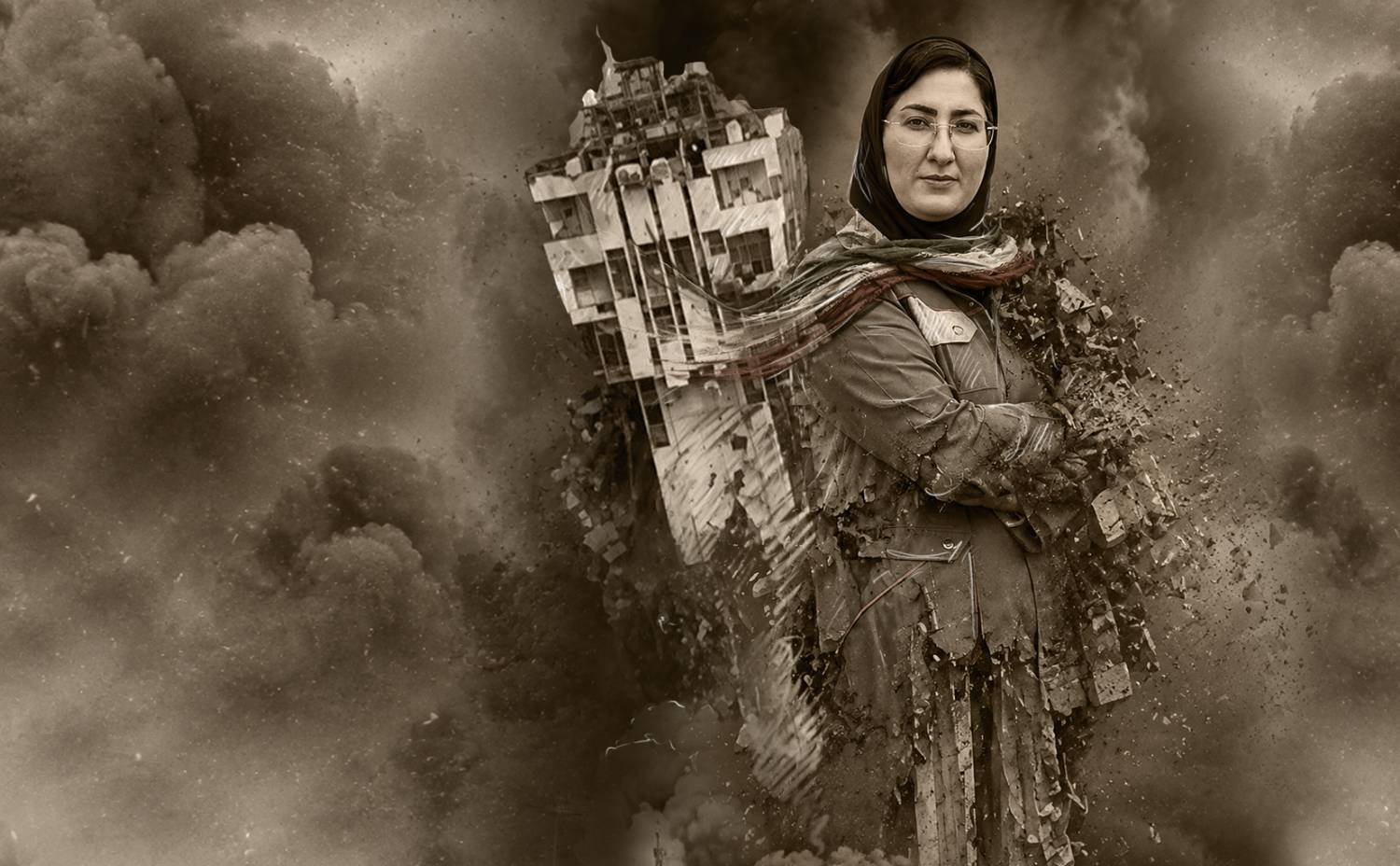 برجی که فرو ریخت، زنی که ایستاد