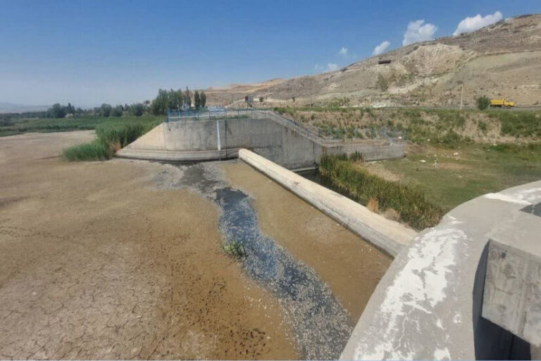 مرگ ماهیان در بند الماس اردبیل