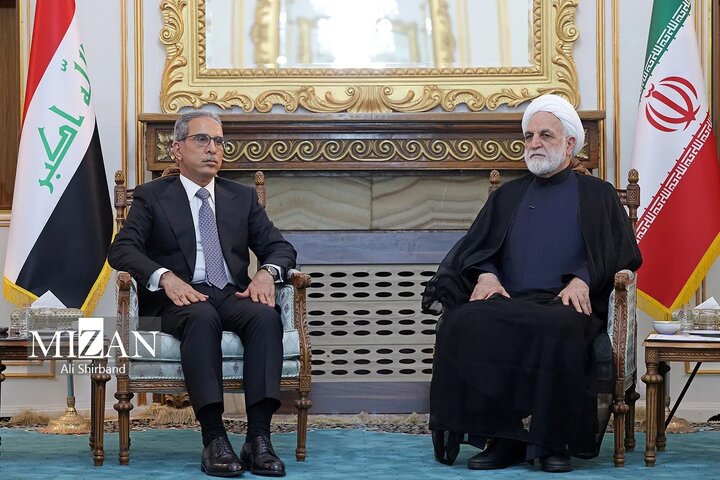دیدار رؤسای دستگاه قضایی ایران و عراق؛ تأکید بر تسهیلات زائران و انتقال محکومان