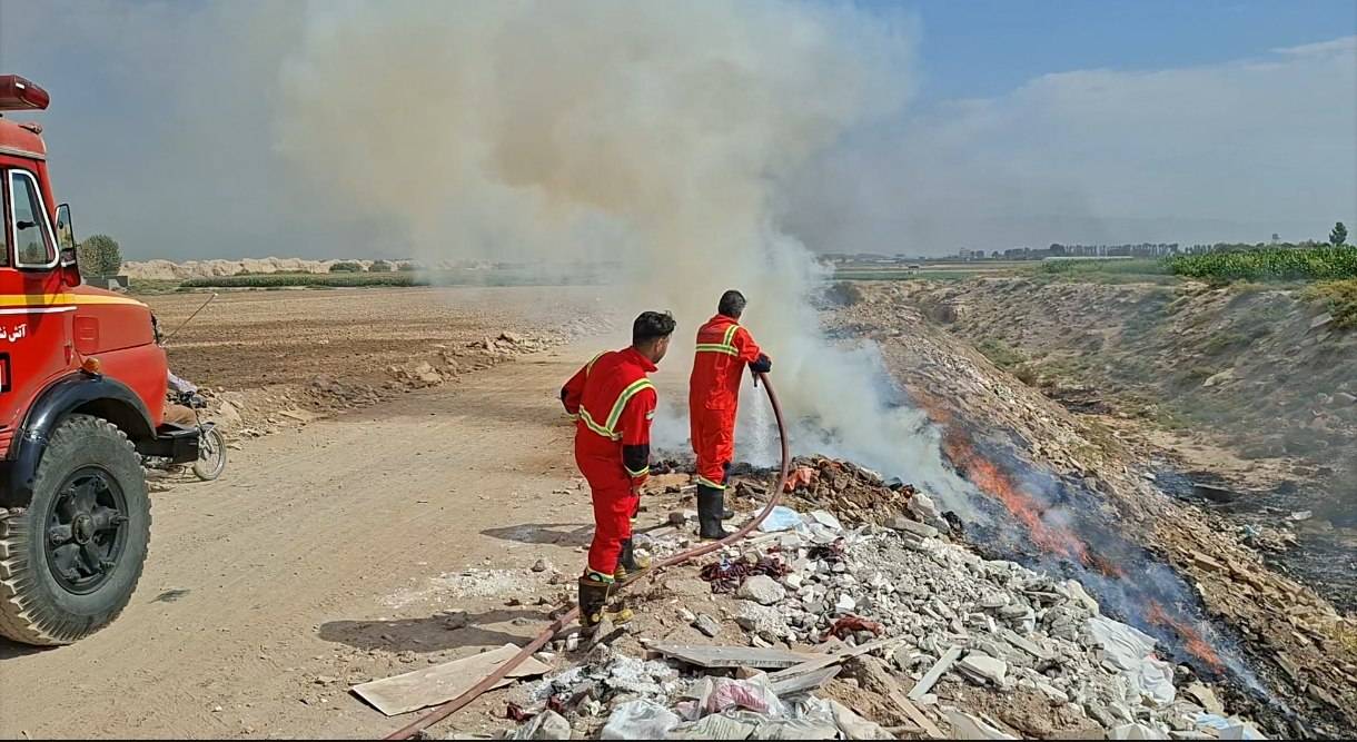 مهار کانون پسماندسوزی در عسگرآباد پیشوا؛ شناسایی متخلفان در دستور کار