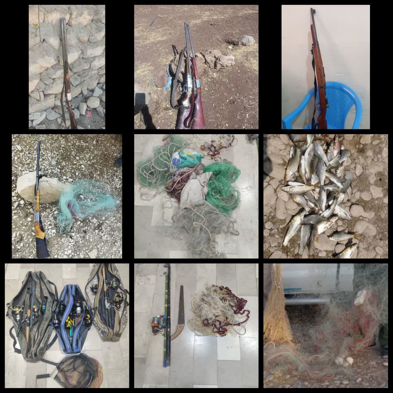 دستگیری شکارچیان غیرمجاز در لرستان