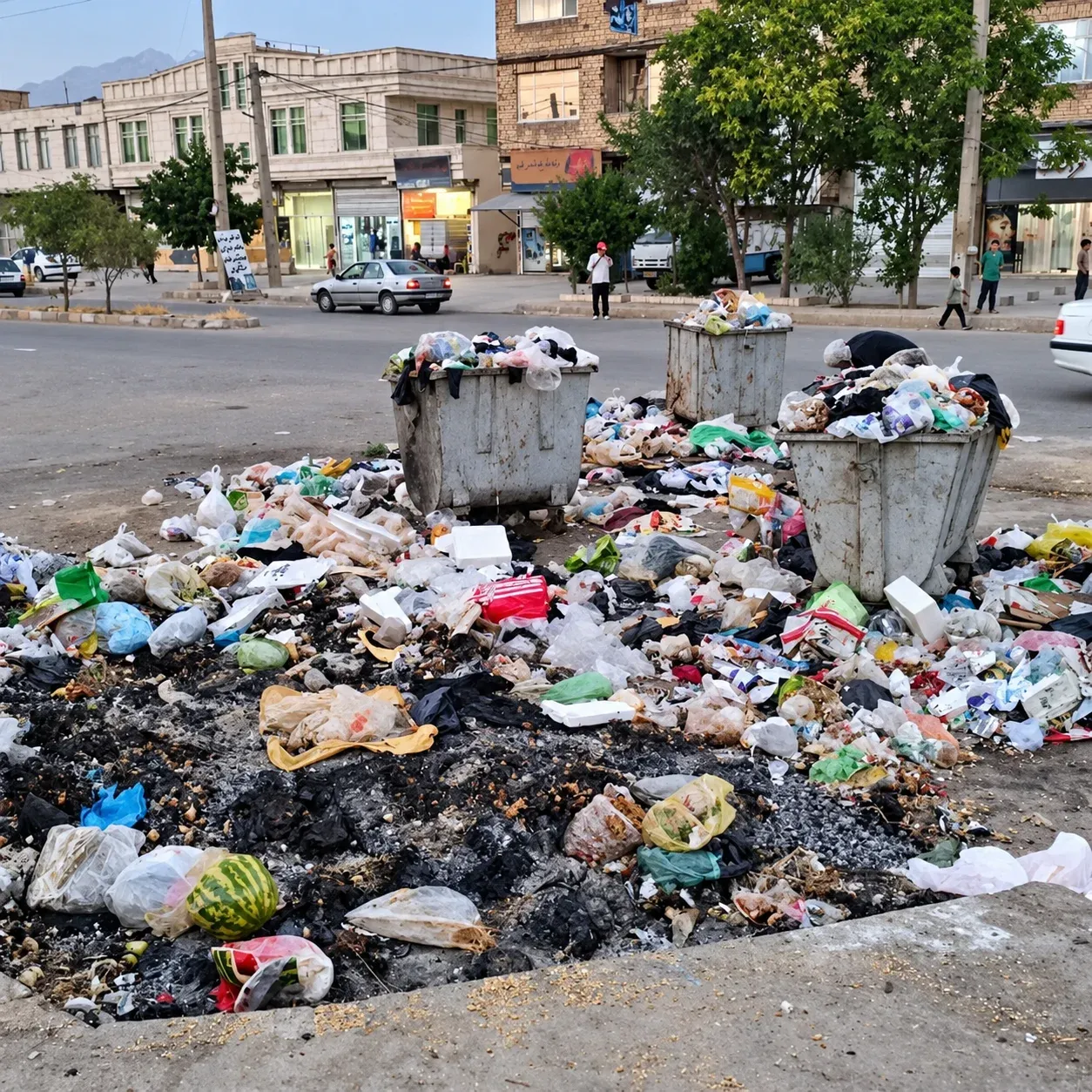 غذا، گرفتار پسماند شهری