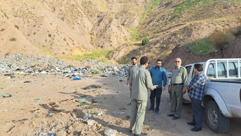 بررسی وضعیت پسماند هشتجین و واحدهای صنعتی خلخال و کوثر توسط محیط‌زیست اردبیل