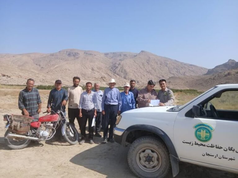 رفع تصرف ۴۳ هزار مترمربع از اراضی پناهگاه حیات‌وحش بختگان