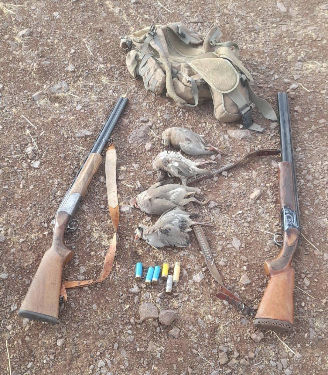 دستگیری متخلفان شکار پرندگان وحشی در شهرستان کنگاور